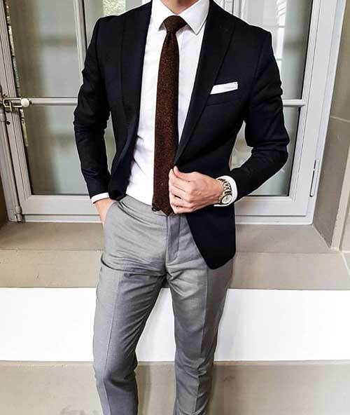 Classy Mens Black Outfits