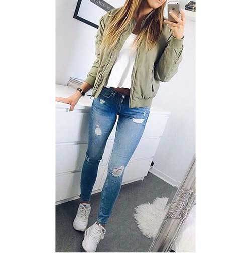 Bomber Jacket Teen Outfits