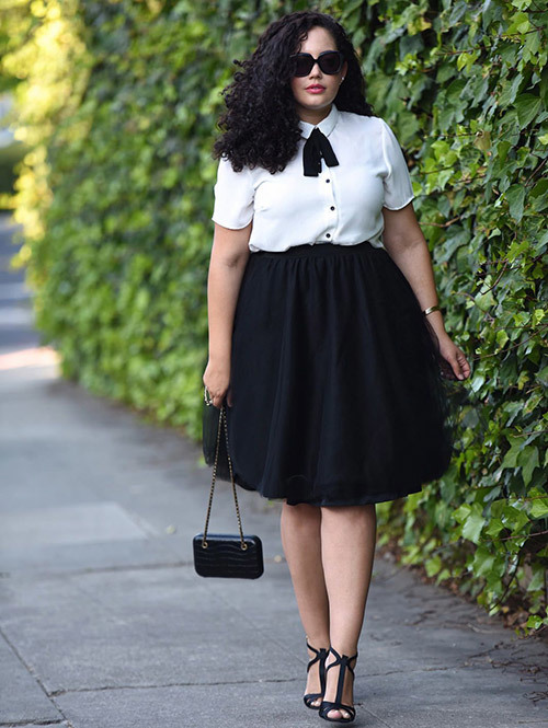 Plus Size office Black Outfits