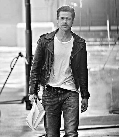 Brad Pitt Jacket Outfits