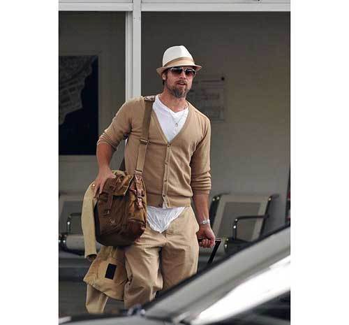 Brad Pitt Vacation Outfits