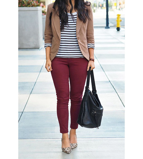 Business Outfits with Blazer Jacket