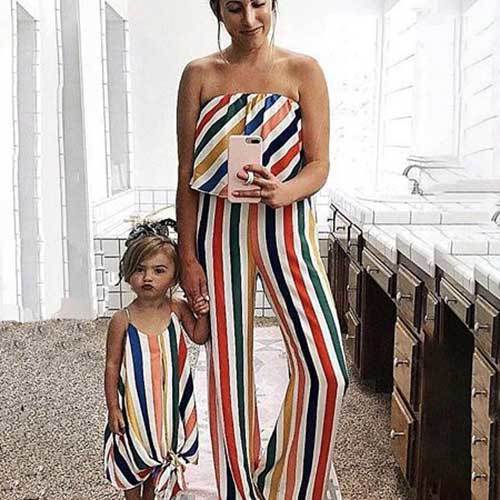 Matching Family Outfits for Mom and Daughter