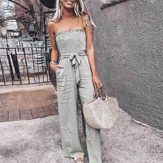 Off Shoulder Jumpsuit Outfits