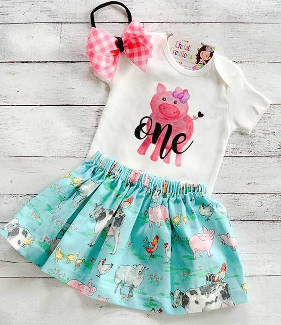 First Birthday Skirt Outfits