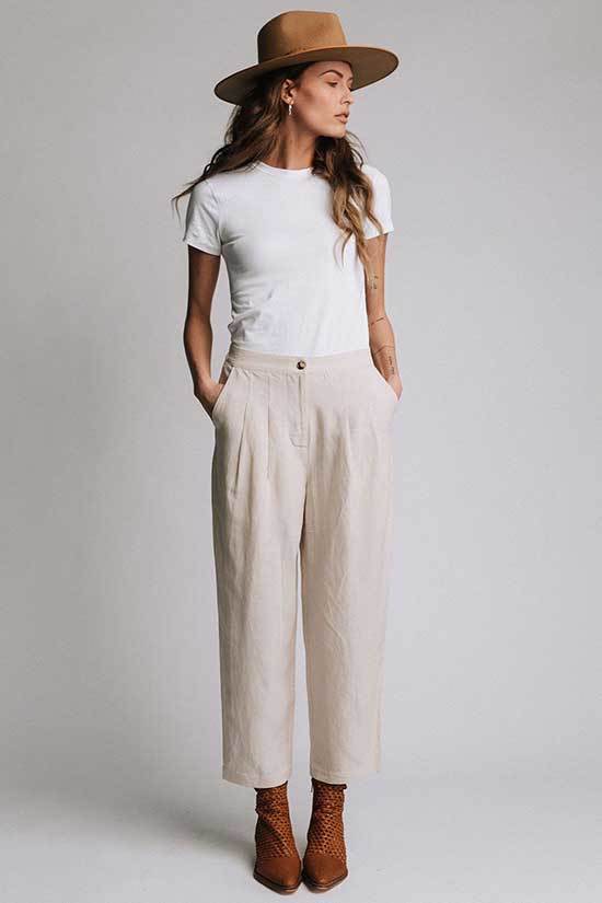 Cute High Waisted Wide Leg Trousers Outfits