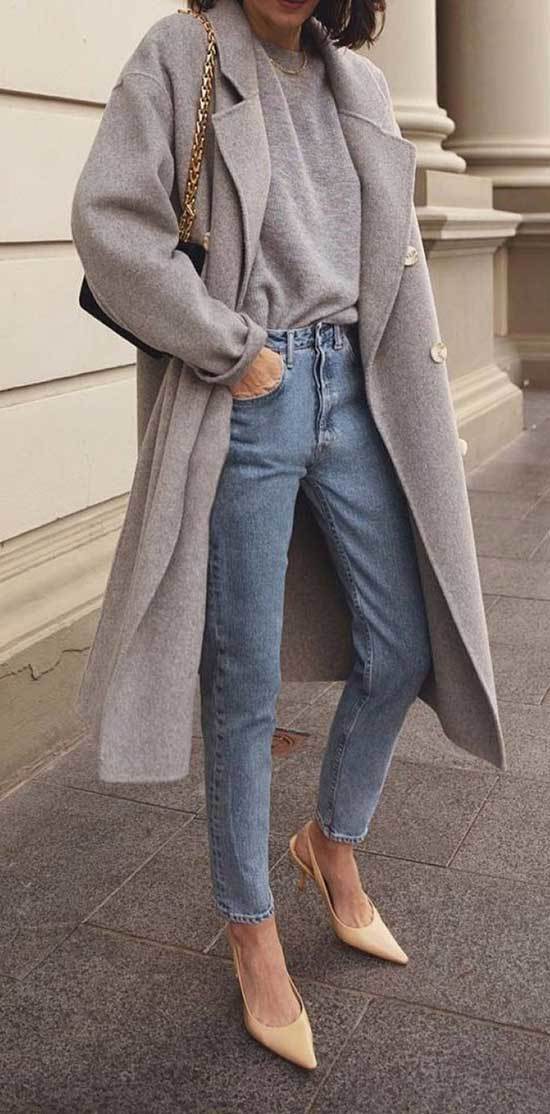 Autumn Work Jeans Outfits