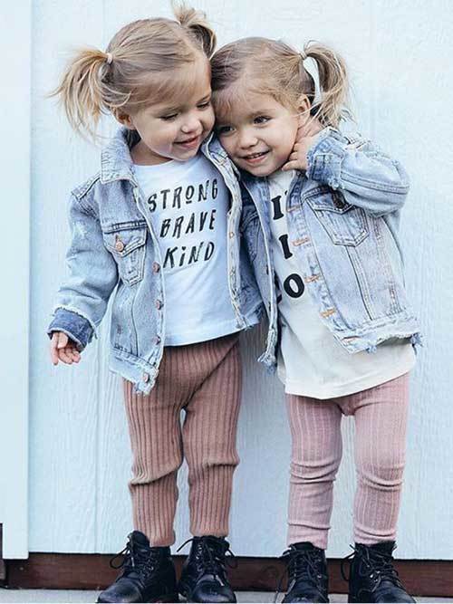 Twin Denim Outfit Ideas