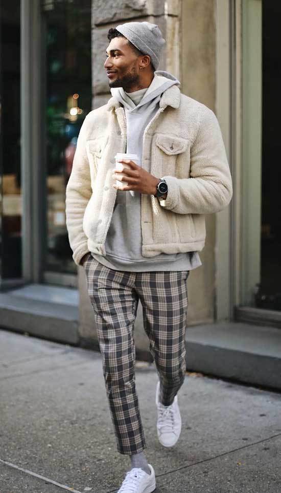 Men Street Style Hoodie Outfits