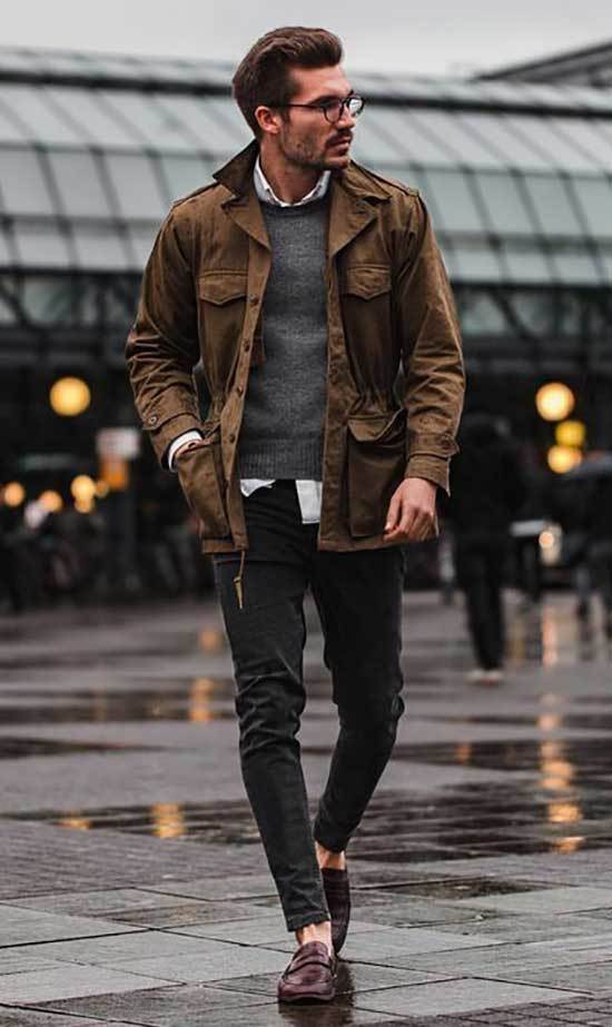 Men Street Style Winter Outfits