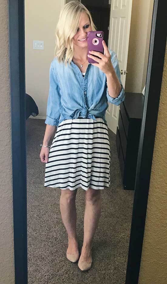 Summer Teacher Skirt Outfit Ideas