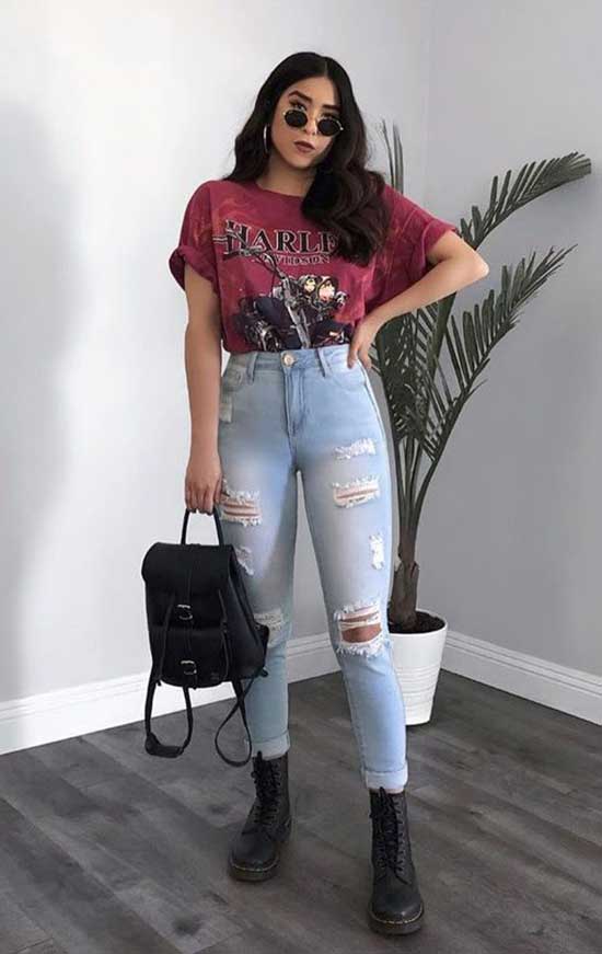 Jeans School Outfit Ideas