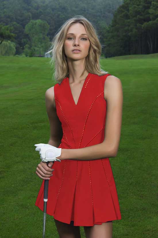 Cute Golf Dress Outfits for Ladies-12