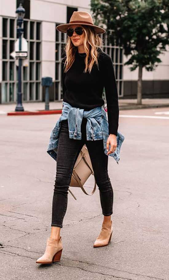 Cute Fall Skinny Jeans Outfits 2020-26