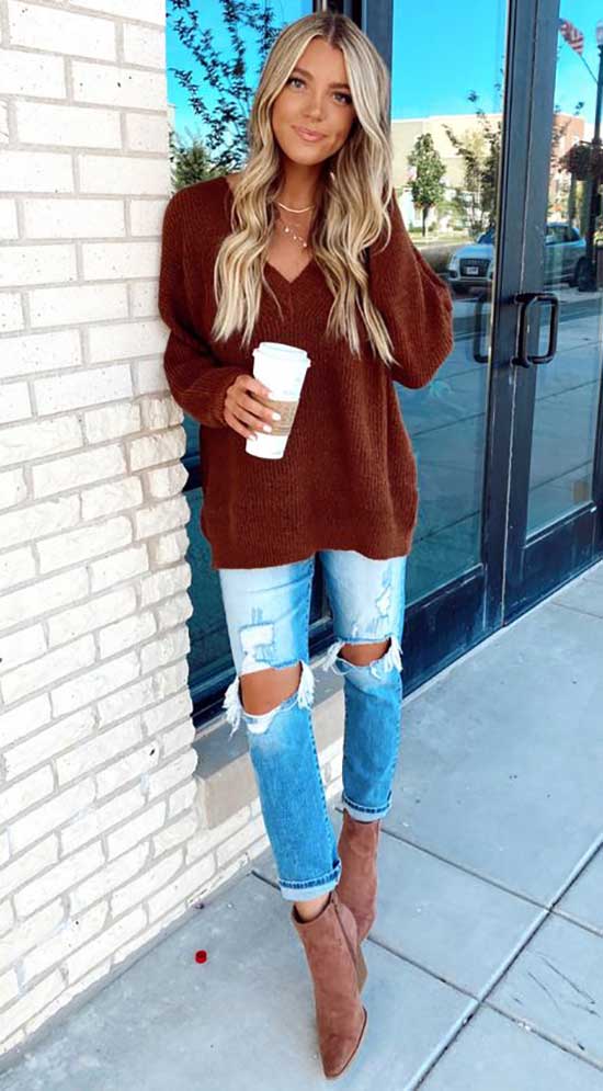 Cute Fall Boots Outfits 2020-27