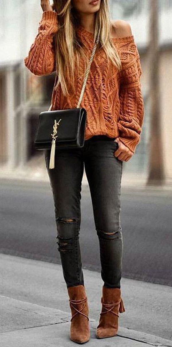 Cute Fall Sweater Outfits 2023-12