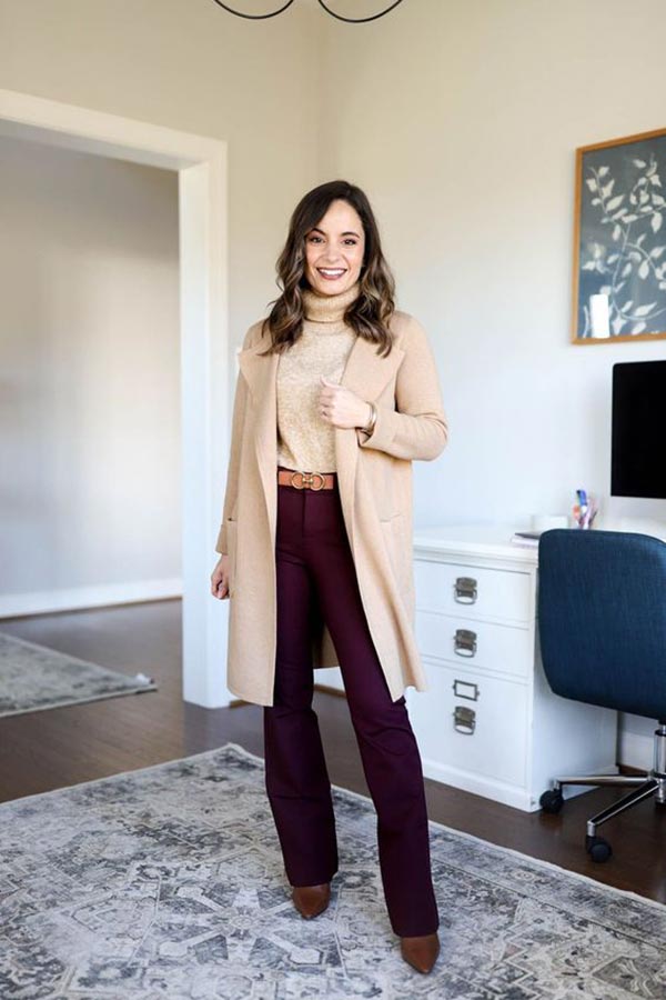 Winter Cozy Work Outfits for Women